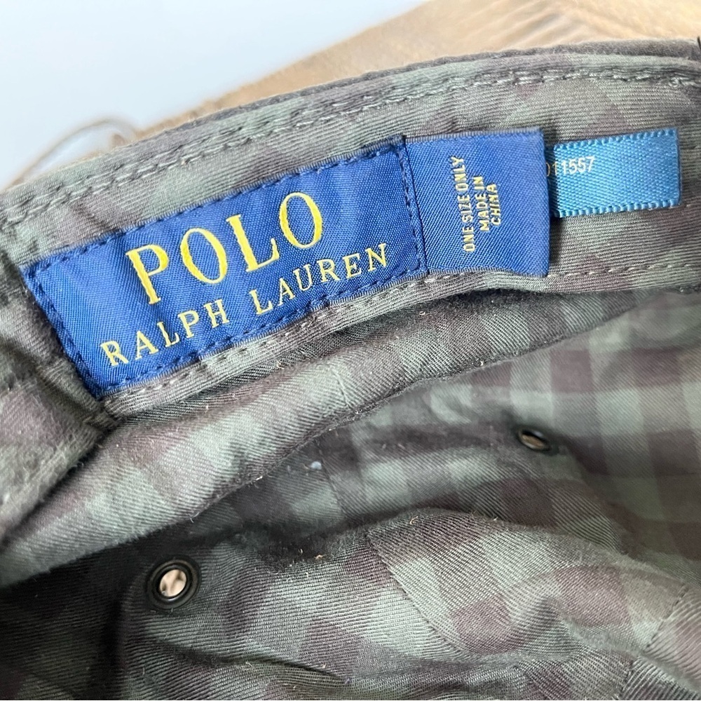 Polo Ralph Lauren Hat Men’s Brown Oilcloth Wax Hat Guide Sportsman Hunting - Picture 8 of 9